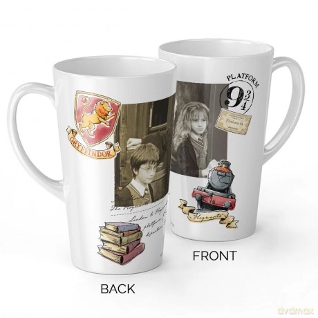Kubek Latte Harry Potter 081 Harry Potter Biały