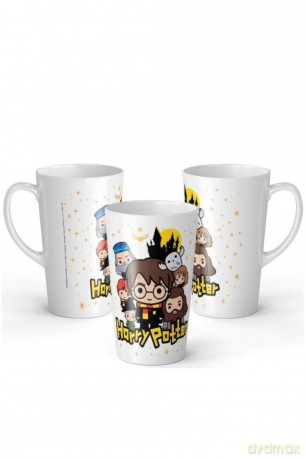 Kubek Latte Harry Potter 200 Harry Potter Biały