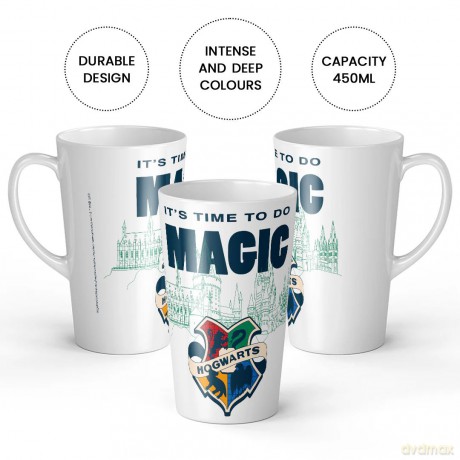 Kubek Latte Harry Potter 324 Harry Potter Biały