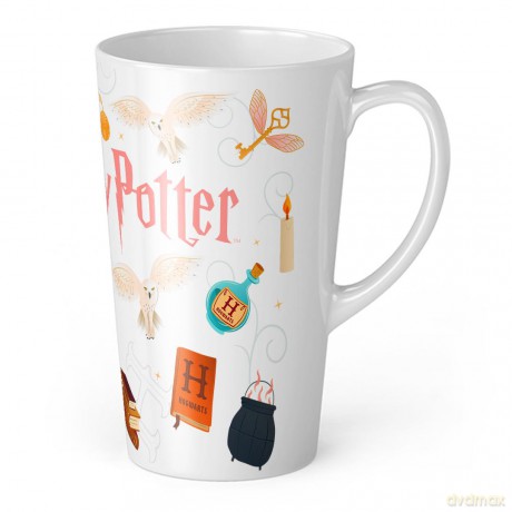 Kubek Latte Harry Potter 328 Harry Potter Biały