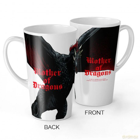 Kubek Latte Gra o Tron 041 Game of Thrones Biały