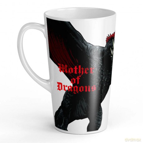 Kubek Latte Gra o Tron 041 Game of Thrones Biały