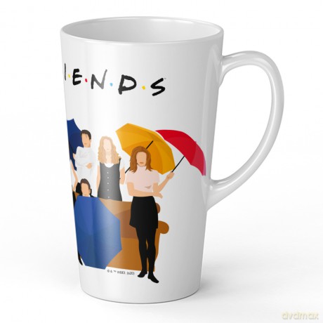 Kubek Latte Friends 001 Friends Biały