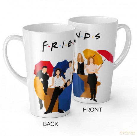 Kubek Latte Friends 001 Friends Biały