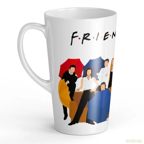 Kubek Latte Friends 001 Friends Biały