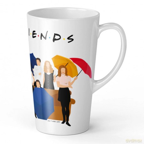Kubek Latte Friends 001 Friends Biały