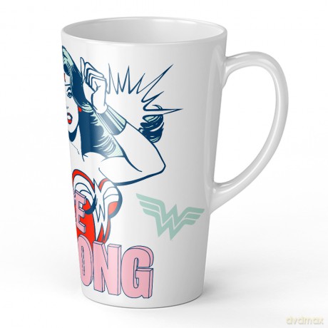 Kubek Latte Wonder Woman 125 DC Biały