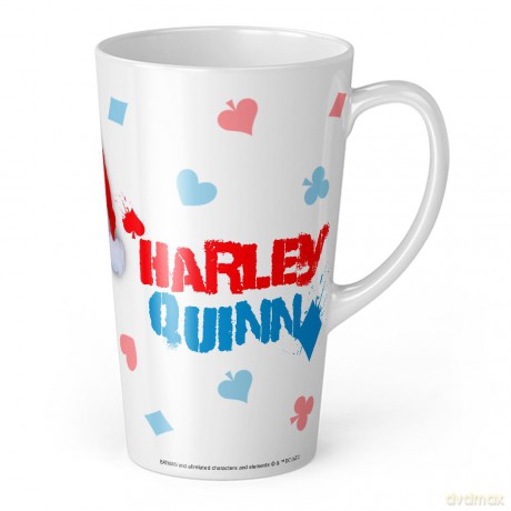 Kubek Latte Harley Quinn 107 DC Biały