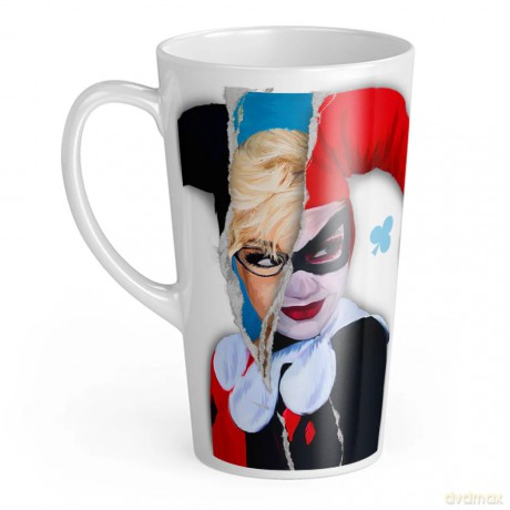 Kubek Latte Harley Quinn 107 DC Biały