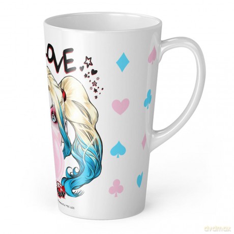 Kubek Latte Harley Quinn 101 DC Biały