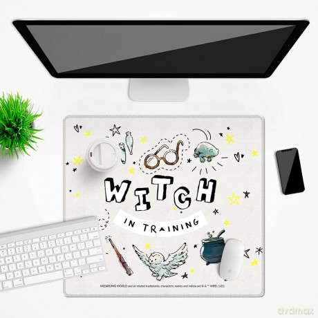 Mata na biurko 50x45 Harry Potter 242 Harry Potter Biały