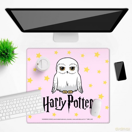 Mata na biurko 50x45 Harry Potter 240 Harry Potter Różowy