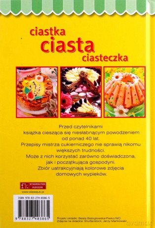 Ciastka, ciasta, ciasteczka - Jan Czernikowski [KSIĄŻKA]