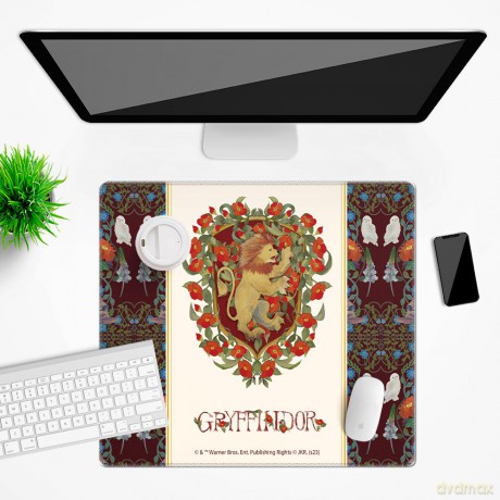 Mata na biurko 50x45 Gryffindor 001 Harry Potter Wielobarwny