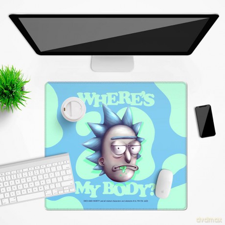 Mata na biurko 50x45 Rick i Morty 034 Rick and Morty Wielobarwny