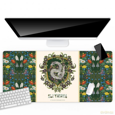 Mata na biurko 80x40 Slytherin 001 Harry Potter Wielobarwny