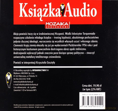 Ciemności kryją ziemię - Jerzy Andrzejewski [Audiobook]