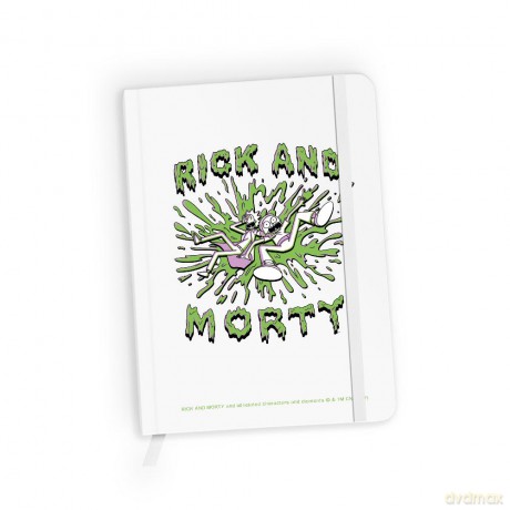 Notes w linię Rick i Morty 024 Rick and Morty Biały