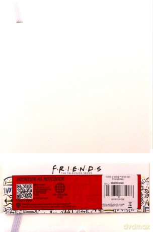 Notes w kratkę Friends 020 Friends Biały