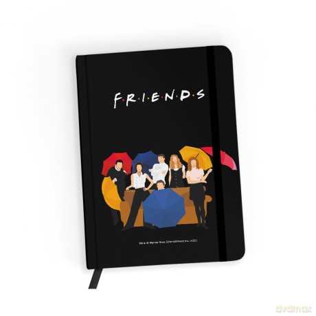 Notes w linię Friends 001 Friends Czarny