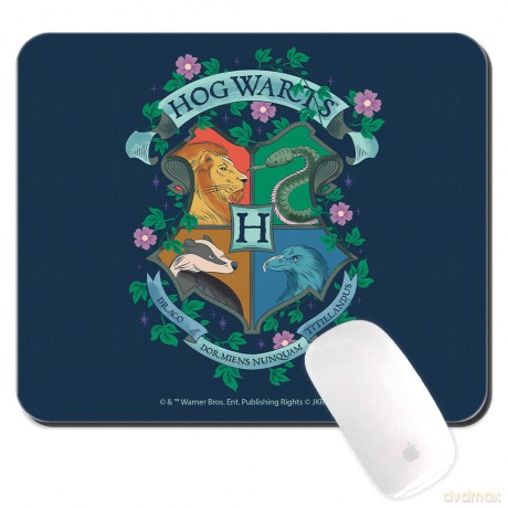 Podkładka pod mysz Herb Hogwartu 001 Harry Potter Granatowy