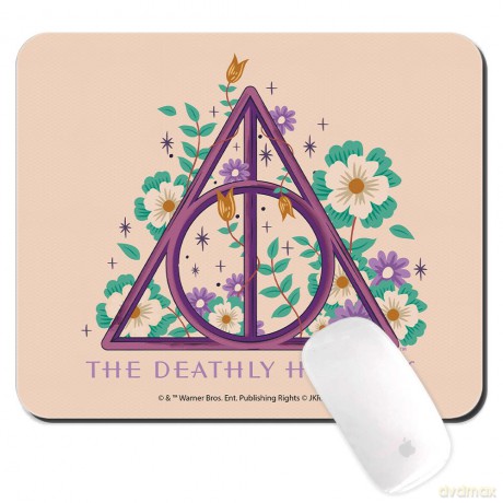 Podkładka pod mysz Insygnia Śmierci 001 Harry Potter Beżowy