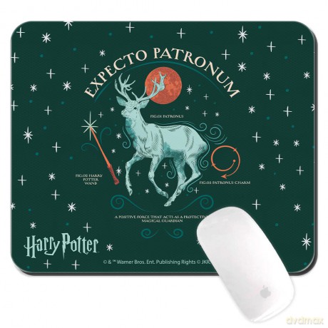 Podkładka pod mysz Patronus 001 Harry Potter Zielony
