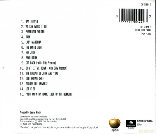 The Beatles: Past Masters  Vol.2 [CD]
