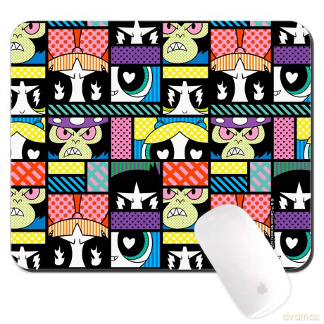Podkładka pod mysz Atomówki 027 The Powerpuff Girls Wielobarwny