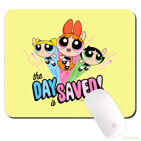 Podkładka pod mysz Atomówki 031 The Powerpuff Girls Żółty