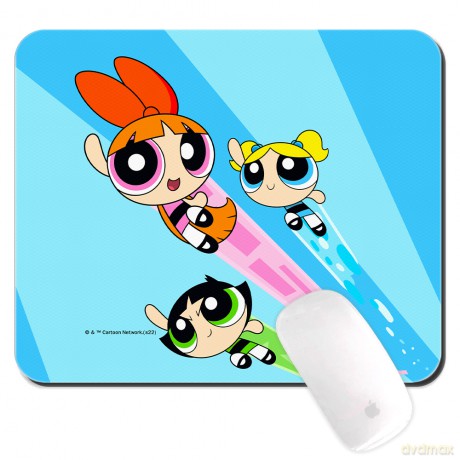 Podkładka pod mysz Atomówki 032 The Powerpuff Girls Niebieski