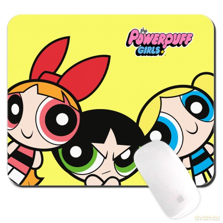 Podkładka pod mysz Atomówki 015 The Powerpuff Girls Żółty
