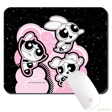 Podkładka pod mysz Atomówki 024 The Powerpuff Girls Czarny