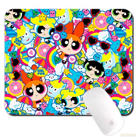 Podkładka pod mysz Atomówki 041 The Powerpuff Girls Wielobarwny