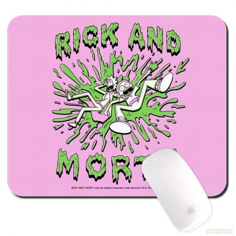 Podkładka pod mysz Rick i Morty 024 Rick and Morty Różowy
