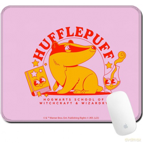Podkładka pod mysz 32x27 Hufflepuff 003 Harry Potter Różowy