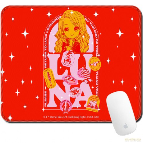 Podkładka pod mysz 32x27 Luna Lovegood 001 Harry Potter Czerwony