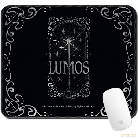 Podkładka pod mysz 32x27 Lumos 001 Harry Potter Czarny