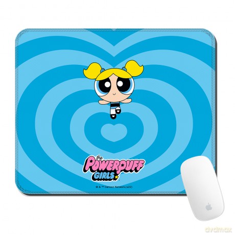 Podkładka pod mysz 32x27 Atomówki 005 The Powerpuff Girls Niebieski