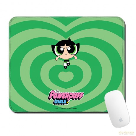 Podkładka pod mysz 32x27 Atomówki 006 The Powerpuff Girls Zielony