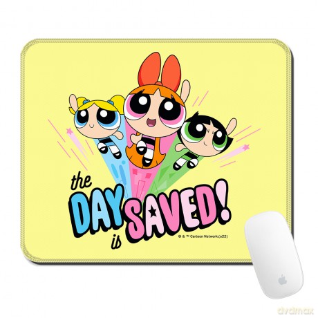 Podkładka pod mysz 32x27 Atomówki 031 The Powerpuff Girls Żółty