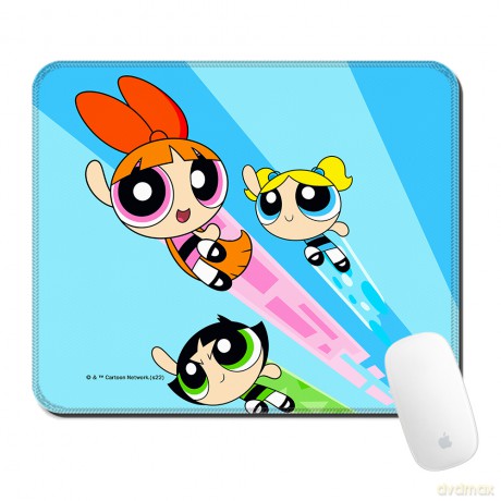 Podkładka pod mysz 32x27 Atomówki 032 The Powerpuff Girls Niebieski