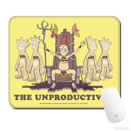 Podkładka pod mysz 32x27 Rick i Morty 005 Rick and Morty Żółty
