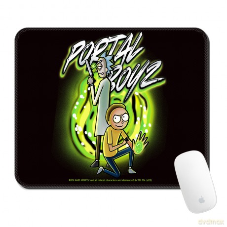 Podkładka pod mysz 32x27 Rick i Morty 006 Rick and Morty Czarny