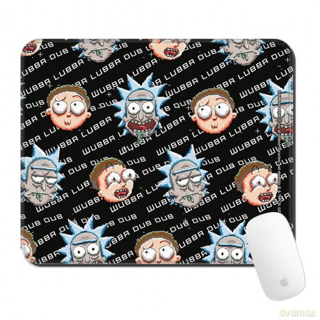 Podkładka pod mysz 32x27 Rick i Morty 002 Rick and Morty Czarny