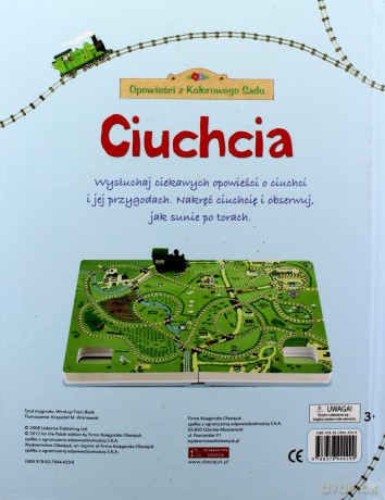 Ciuchcia. Nakręcana lokomotywa i 3 trasy [KSIĄŻKA]