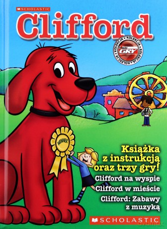 Clifford. Książka z instrukcją oraz 3 gry PC [KSIĄŻKA]
