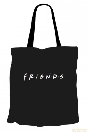 Torba Friends 001 Czarny