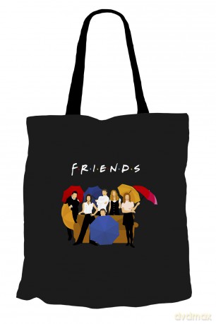 Torba Friends 002 Czarny
