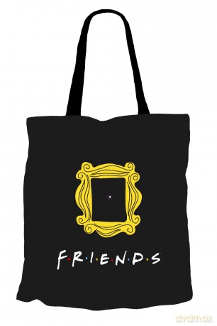 Torba Friends 006 Czarny